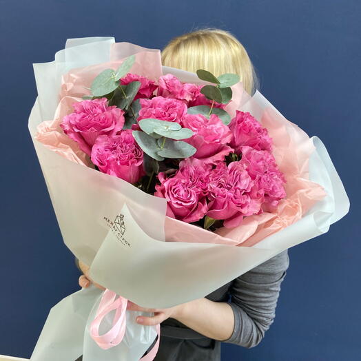 Букет пионовидных роз💕