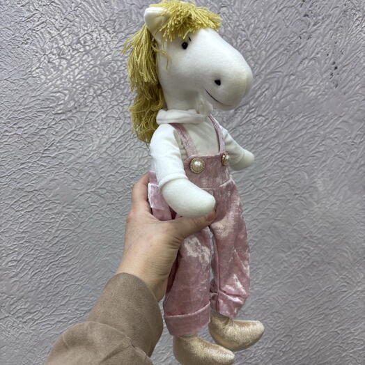 Мягкая игрушка лошадь