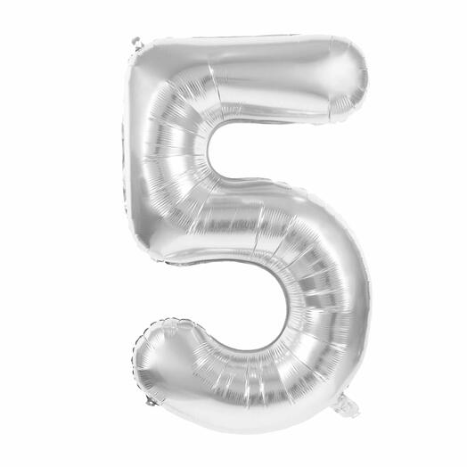 Шар цифра 5