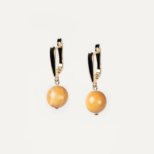 Серьги Мята Сандал 14K (EAR1141)