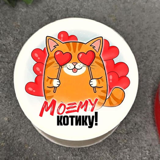 Бенто мини-торт Моему котику