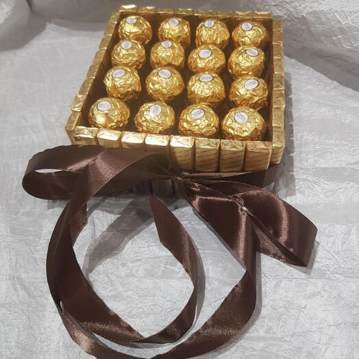 Торт из конфет Ферреро и мерси Ferrero Rocher и Merci