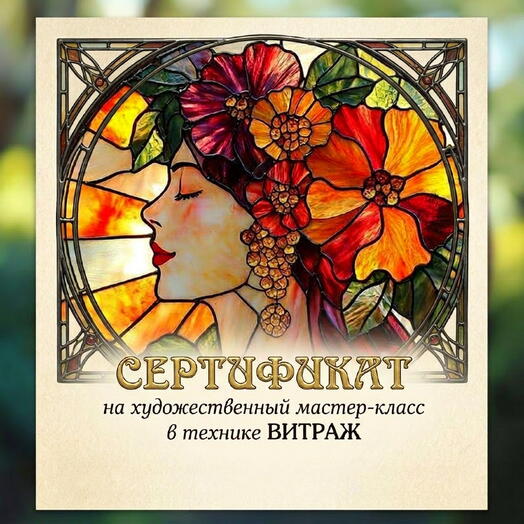 Художественный мастер-класс в технике ВИТРАЖ