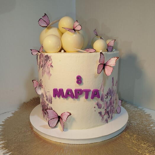 Торт 8 марта