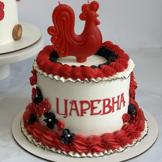 Торт в русскую тематику , пасха
