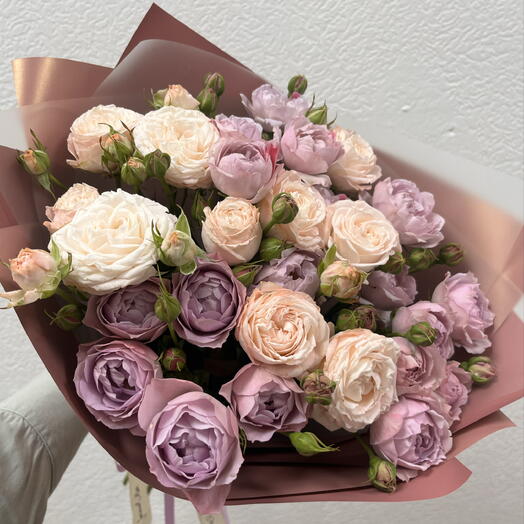 Микс пионовидных роз💟💟💟
