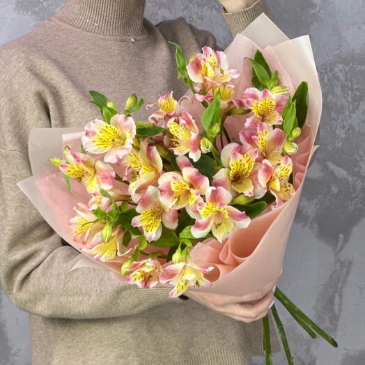 Букет комплимент из альстромерий🌸