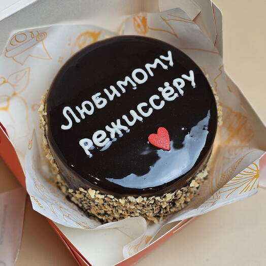 Бенто торт чёрный Любимому режиссёру