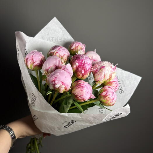 Букет Пион Сара 11🌸