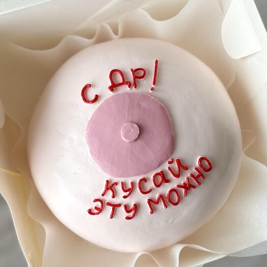 Торт бенто титя, грудь