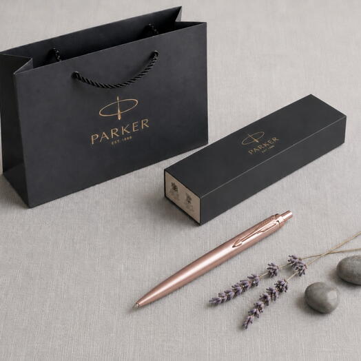 Подарочный набор Шариковая ручка Parker Jotter XL Pink Gold подарок женщине, девушке, руководителю