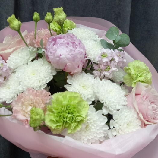 Авторский круглый букет 💐