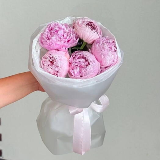 💕ШОК ЦЕНА💕-40%АКЦИЯ💕Монобукет "Аромат лета"/пиономания/Цветы Уфа/Цветы в Уфе/Доставка цветов Уфа