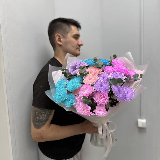 Радужная хризантема