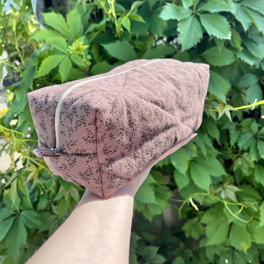 Косметичка из фланели
