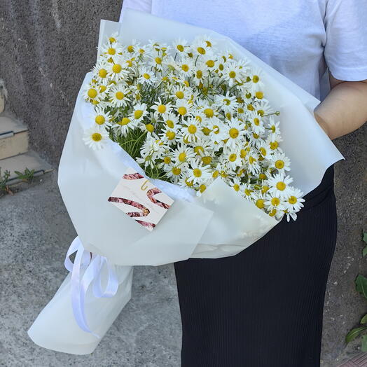 Букет из полевых ромашек