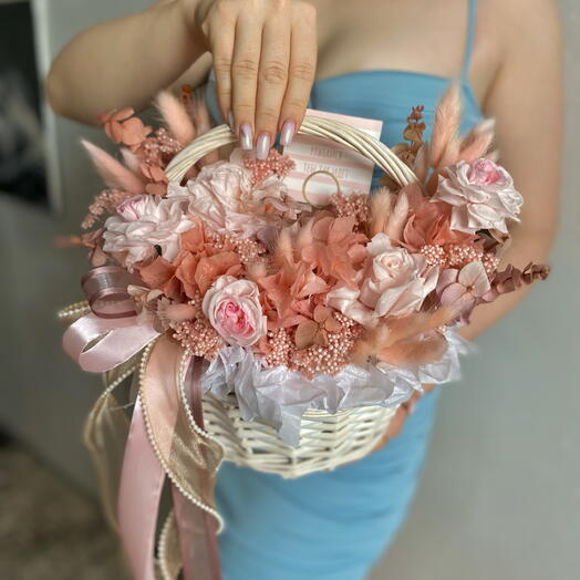 «Такая нежная любовь»🌸🥰 из стабилизированных цветов