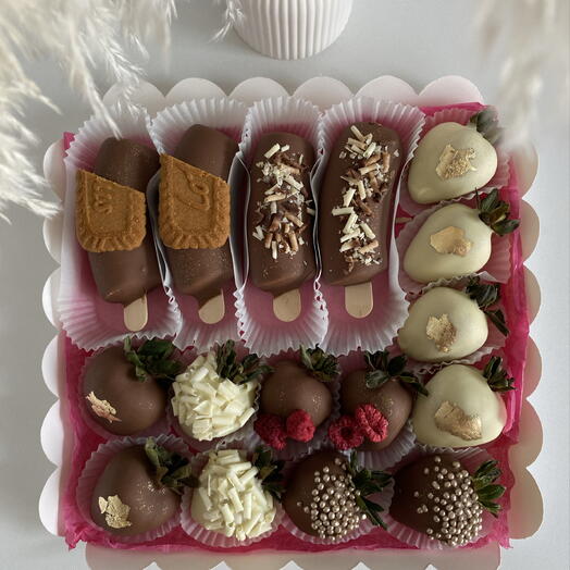 Набор клубника/бананы🍫