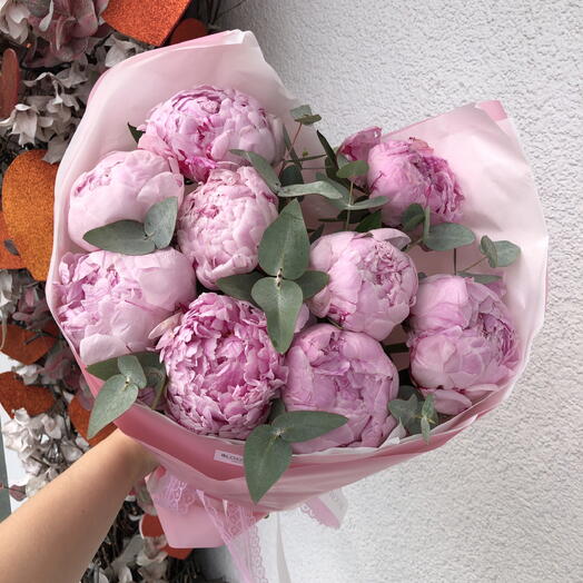 Ароматный букет пион Сара Бернард Bloom room🩷