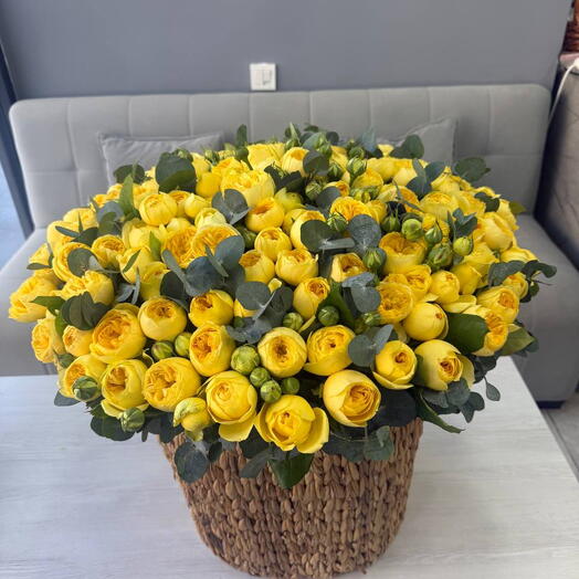 Maison Yellow peony Roses💛