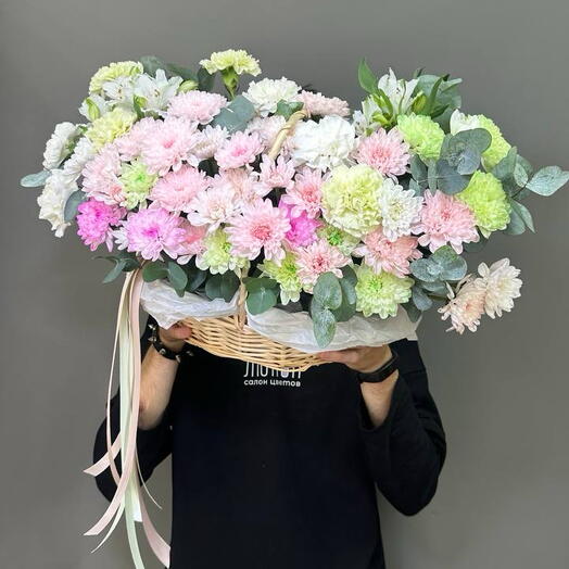 Композиция в корзине 🌸