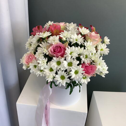 Летняя коробочка с цветами 🌷