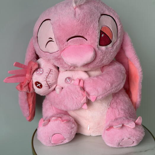 Мягкая игрушка Стич розовый