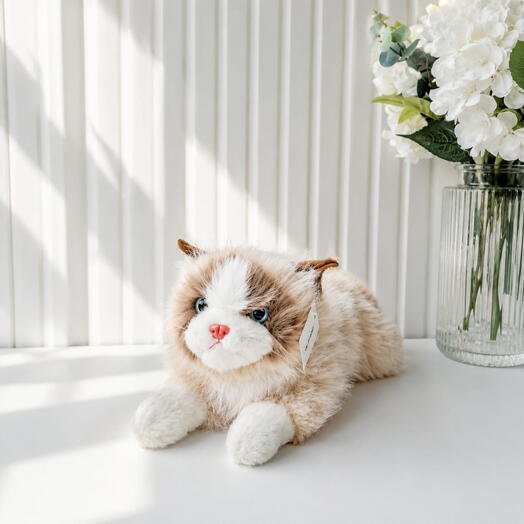 Кошечка мягкая игрушка котёнок антистрес мяукает