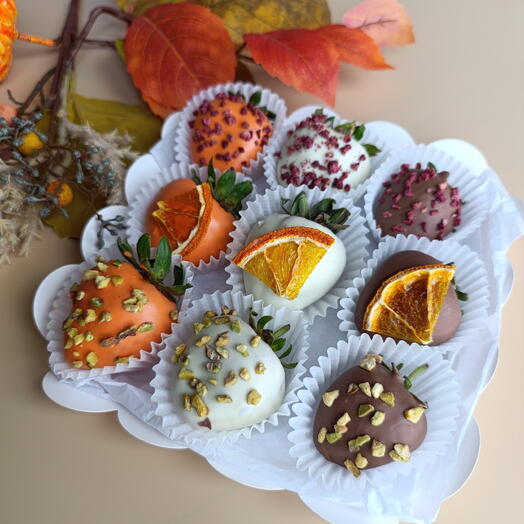 Бокс клубники в шоколаде "Yummy"