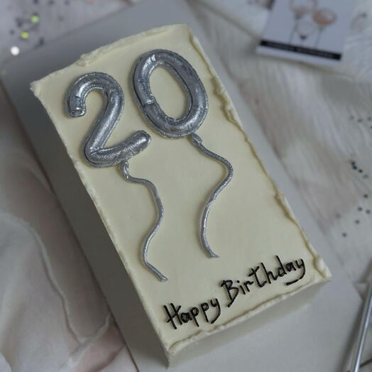 Торт прямоугольный HBD