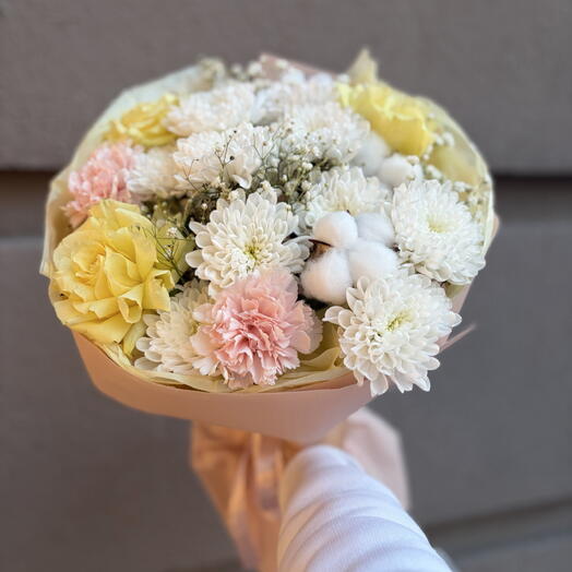 Букет🍦«Ванильный сон» ⭐️🌸 стойкий, яркий, солнечный букет для любимой 💔