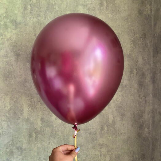 Latex balloon with helium