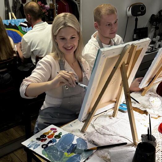 Art date with painting (certificate)