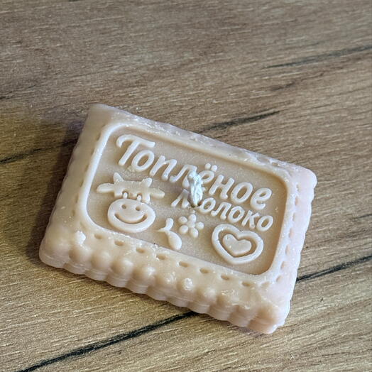 Свеча ручной работы «Топлёное молоко» 🍪🥛