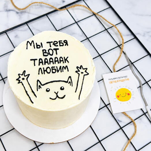 Бенто-торт «сильно любим»