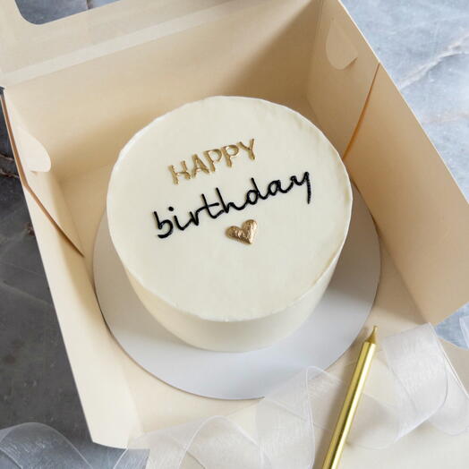 Бенто торт 500г  "HAPPY Birthday"