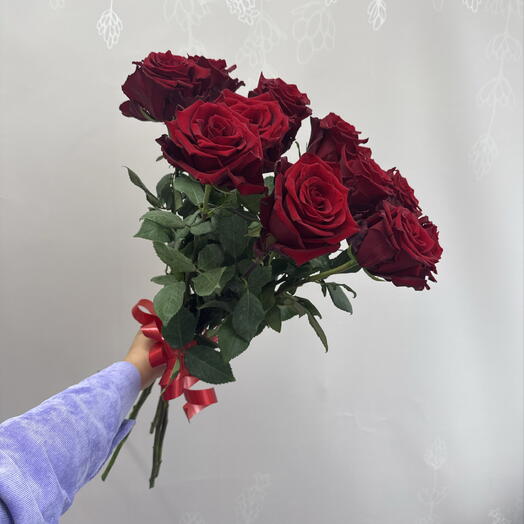 Роза Эквадор бордовая