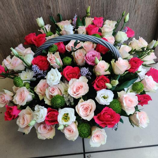 Cesta de flores