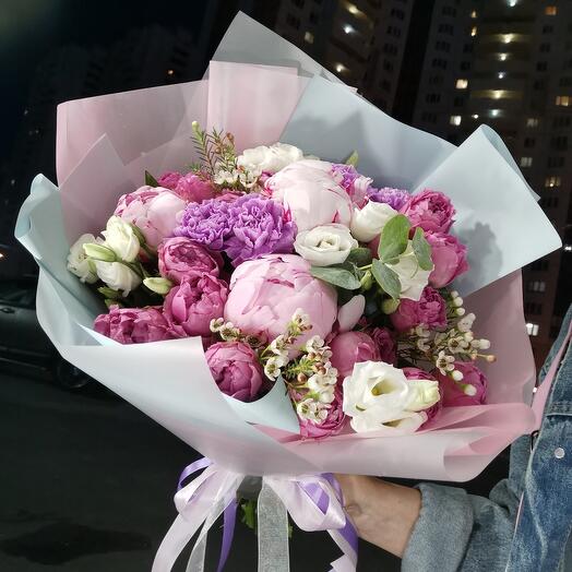 Воздушная зефирка с пионами 🤩🤩🤩💝