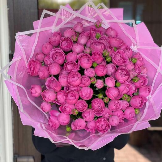 Букет пионовидных роз💗