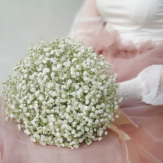 RAMO DE NOVIA DE GYPSOPHILA-ALIENTO DE NUBES