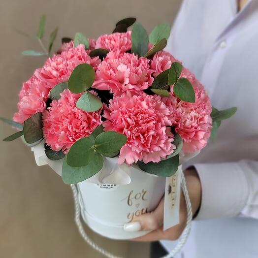 Flowers in a box gentle hugs