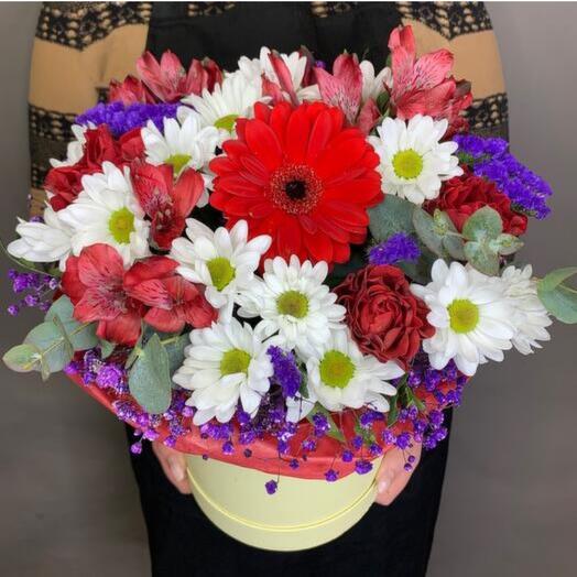 Flowers in a box "Miracle in the hands"
