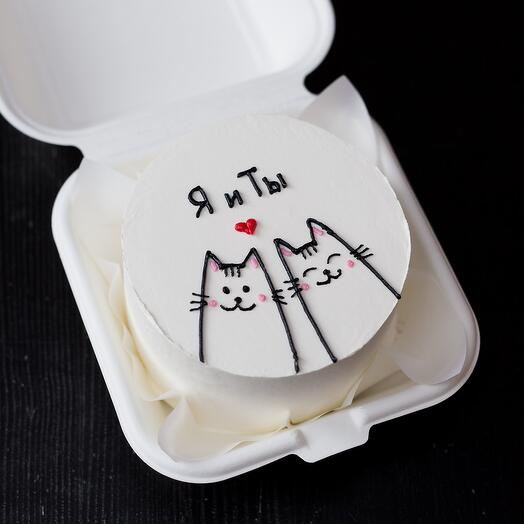 Бенто-торт "Я и Ты" на 14 февраля