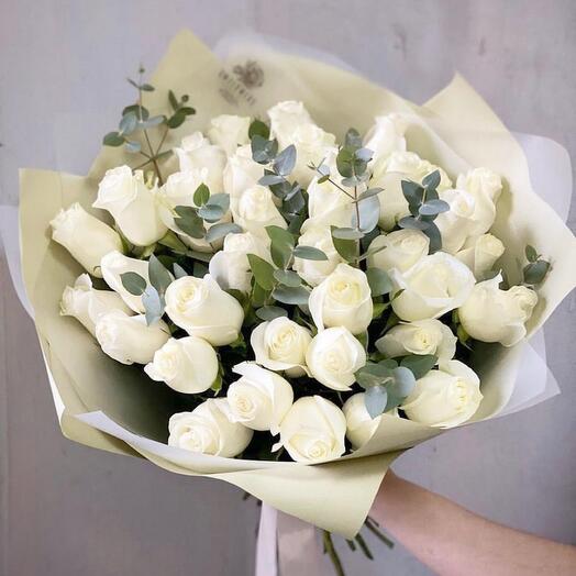 white roses