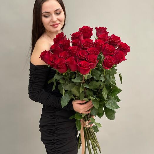 Bouquet of 25 red roses