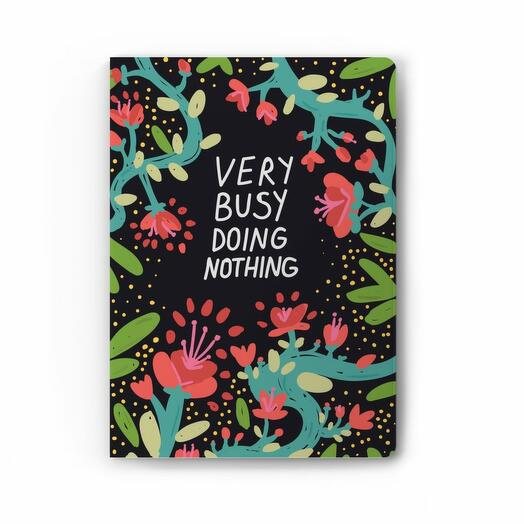 Обложка для паспорта «Very busy doing nothing»