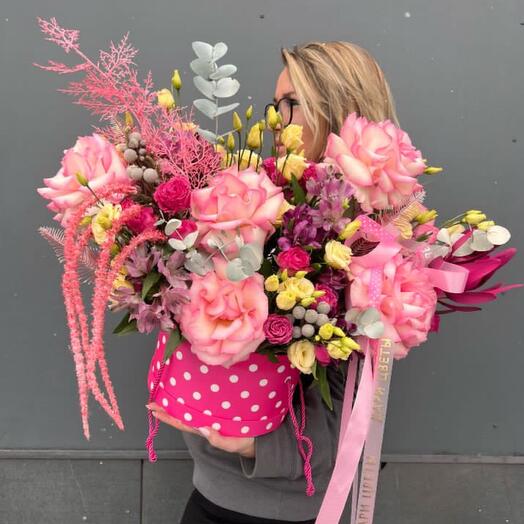 Композиция «Шикарный розовый»