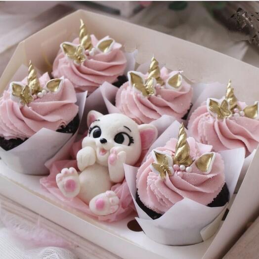 Juego de cupcakes 2in1 5pcs y shokofigura