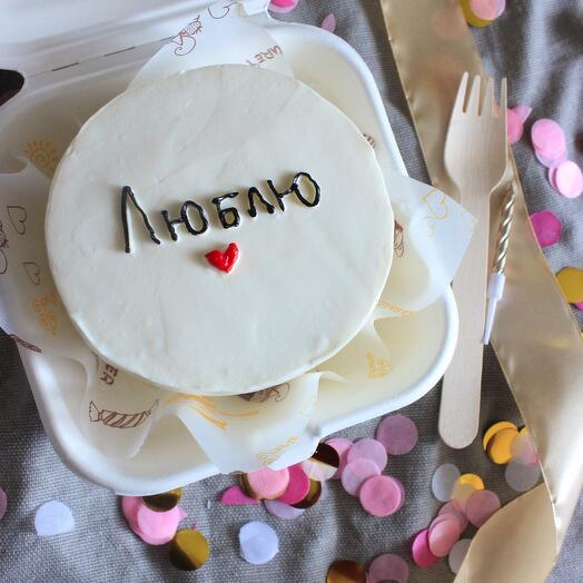Bento cake "love"